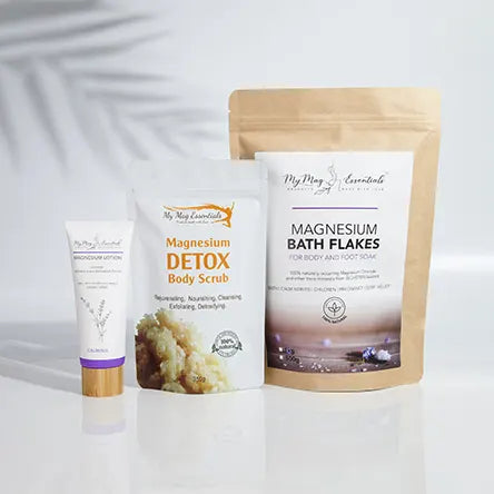 100ml Lotion, Detox Scrub, Bath Flakes in a Bundle