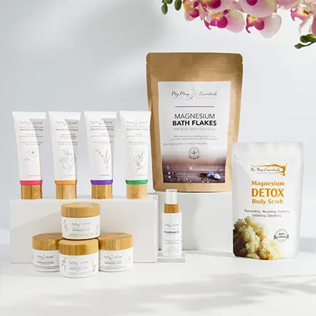 100ml Lotion, Detox Scrub, Bath Flakes, Oil Spray in a Bundle
