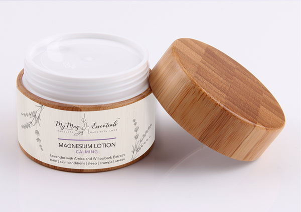 Magnesium Body Lotion Lavender with Arnica + Willowbark Extract