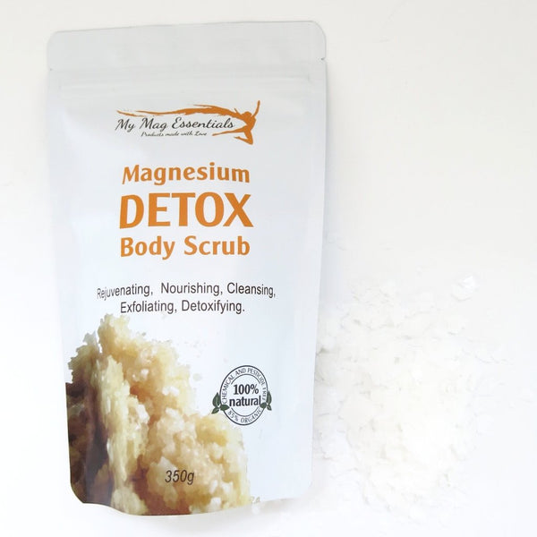 Magnesium DETOX Body Scrub 350ml Stand up Pouch